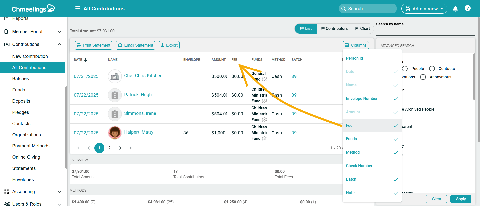 Release Notes 2025 59 contrib showfee -