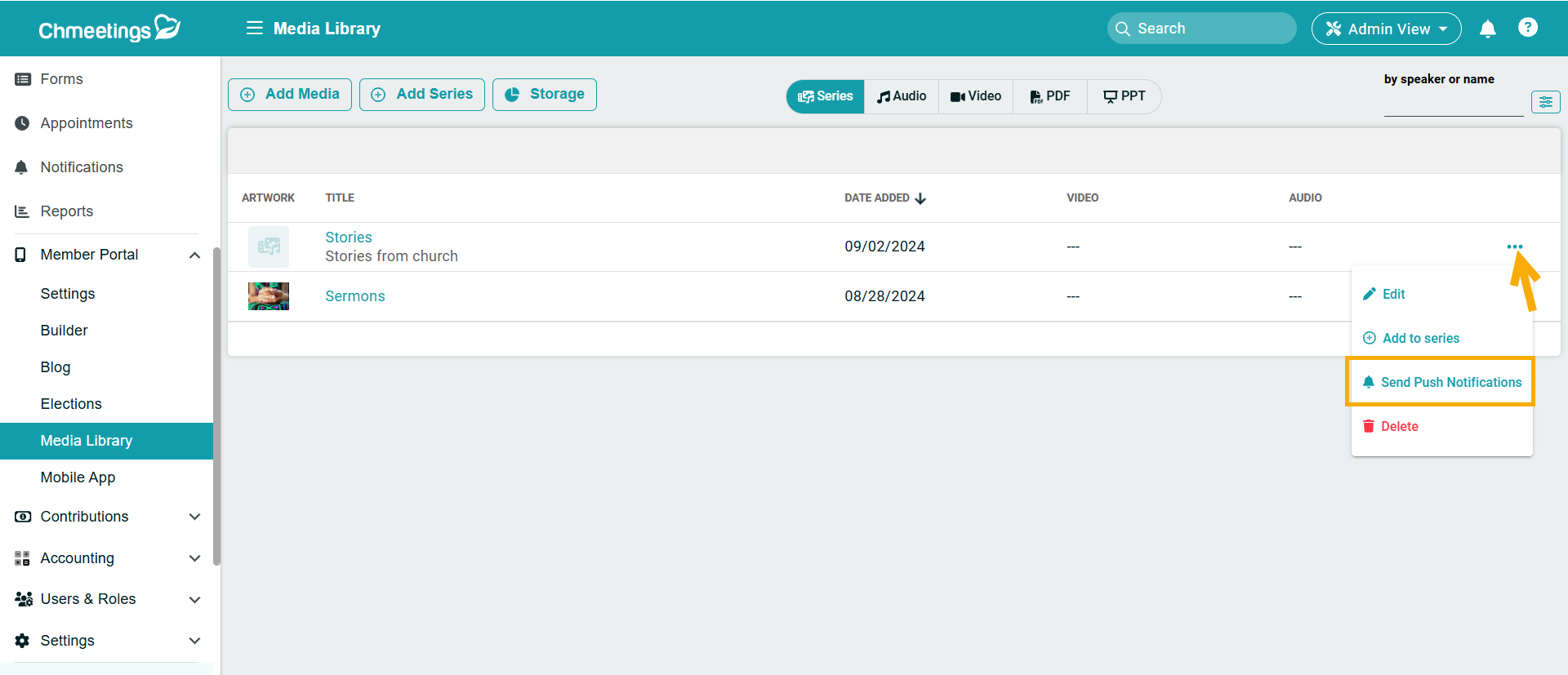 Release Notes 2025 62 series notif -