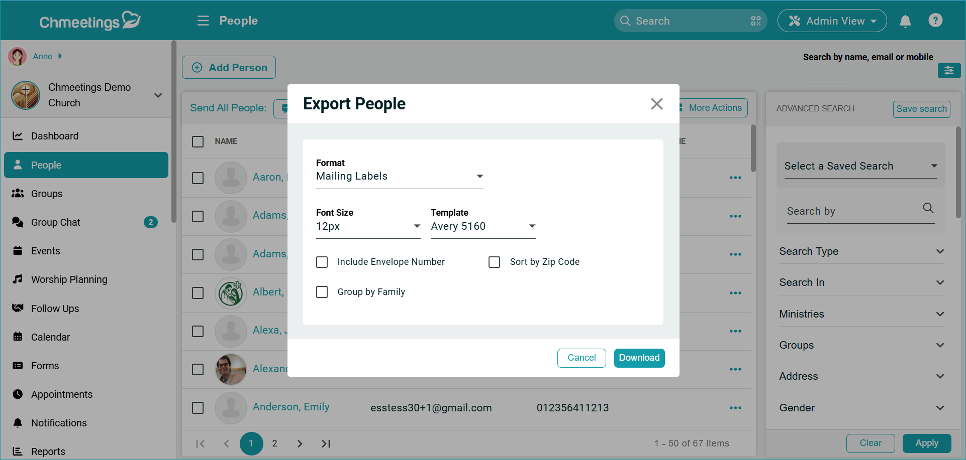 Release Notes 2025 24 mailing labels -