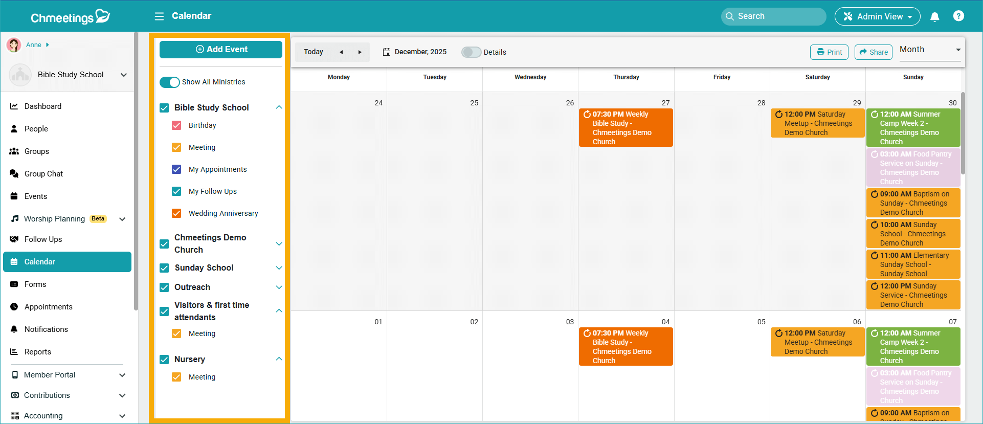 How ChMeeting Grew in 2025 and What’s Next in 2026? 2 calendar -