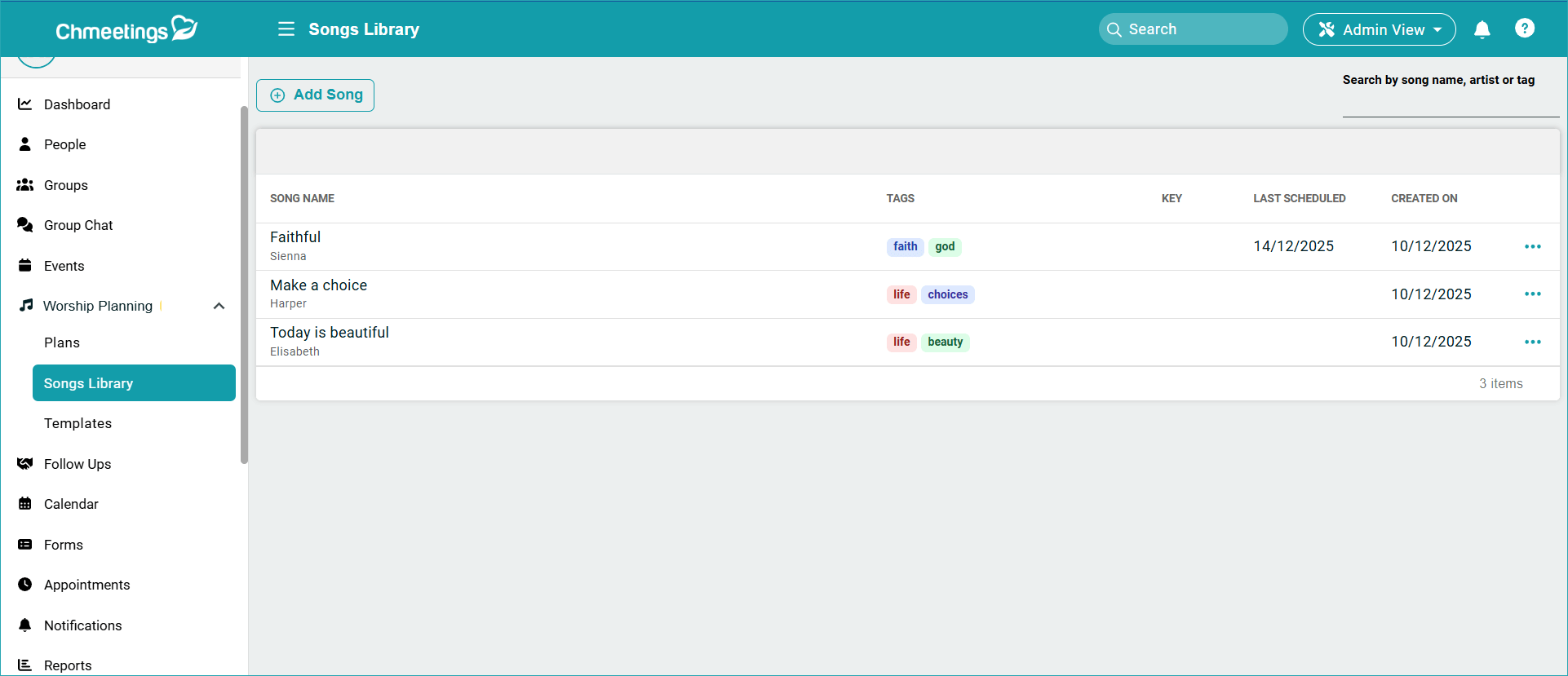 Streamline Worship Planning with ChMeetings 3 goto -