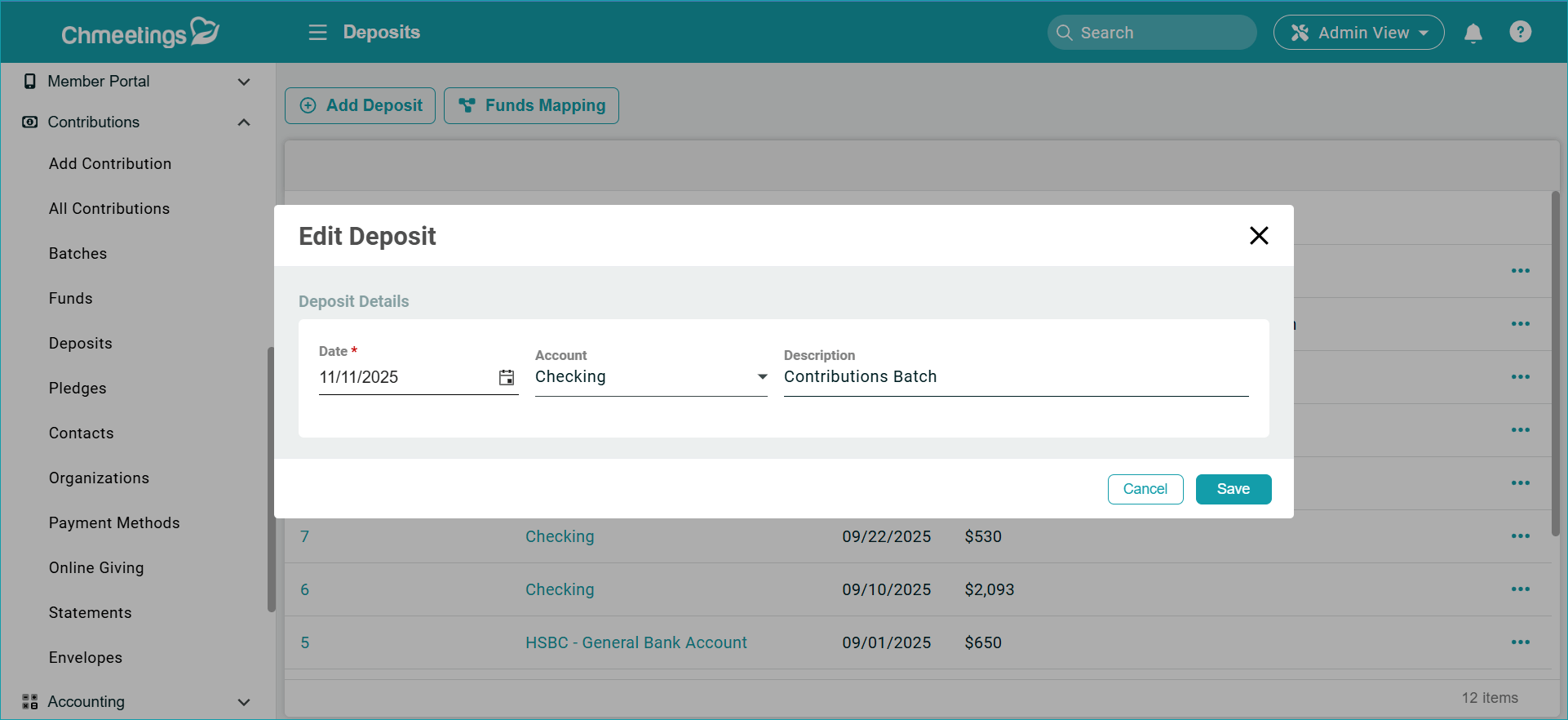 Release Notes 62 edit deposit -