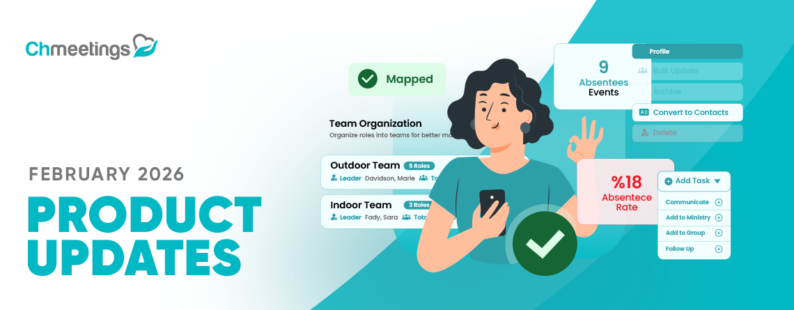 ChMeetings Updates for the Beginning of 2026