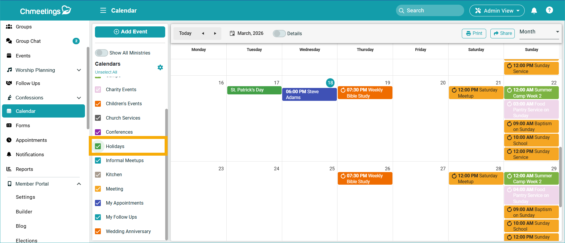 Release Notes 46 holidays calendar -
