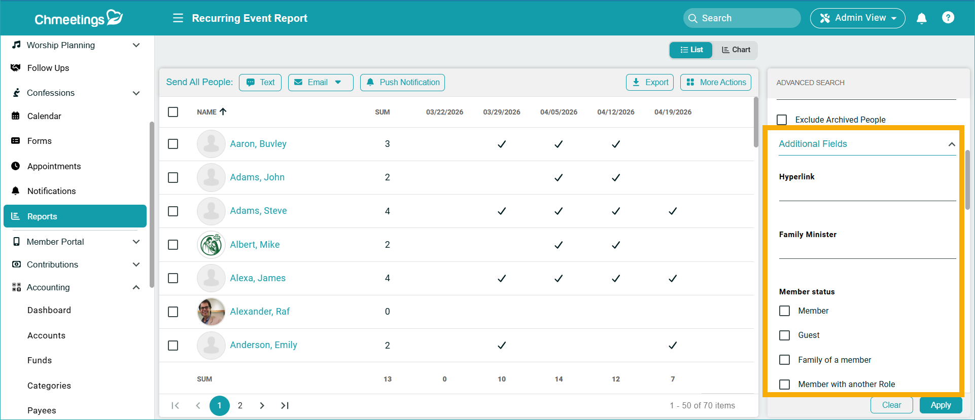 Release Notes 47 recevent filter -