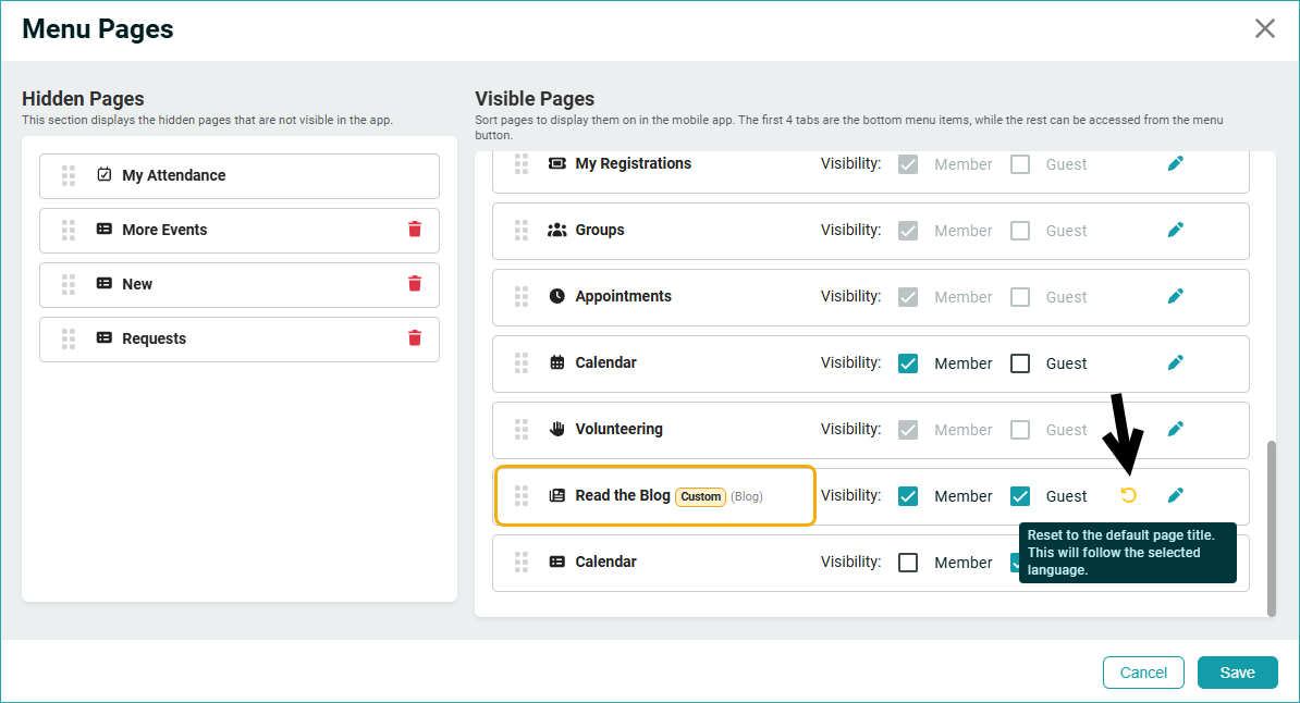 Release Notes 17 menu reset -