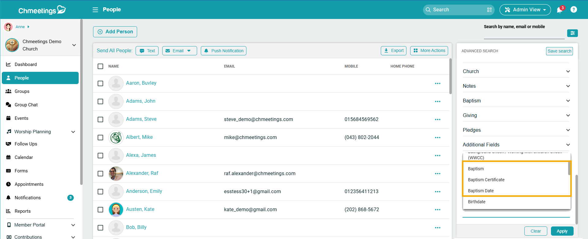 Release Notes 30 search people -