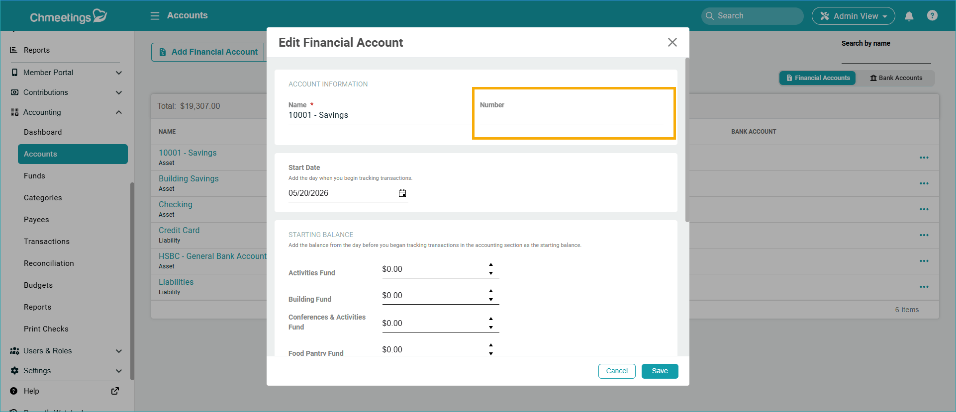 ChMeetings Updates For May 2026 8 acc number -