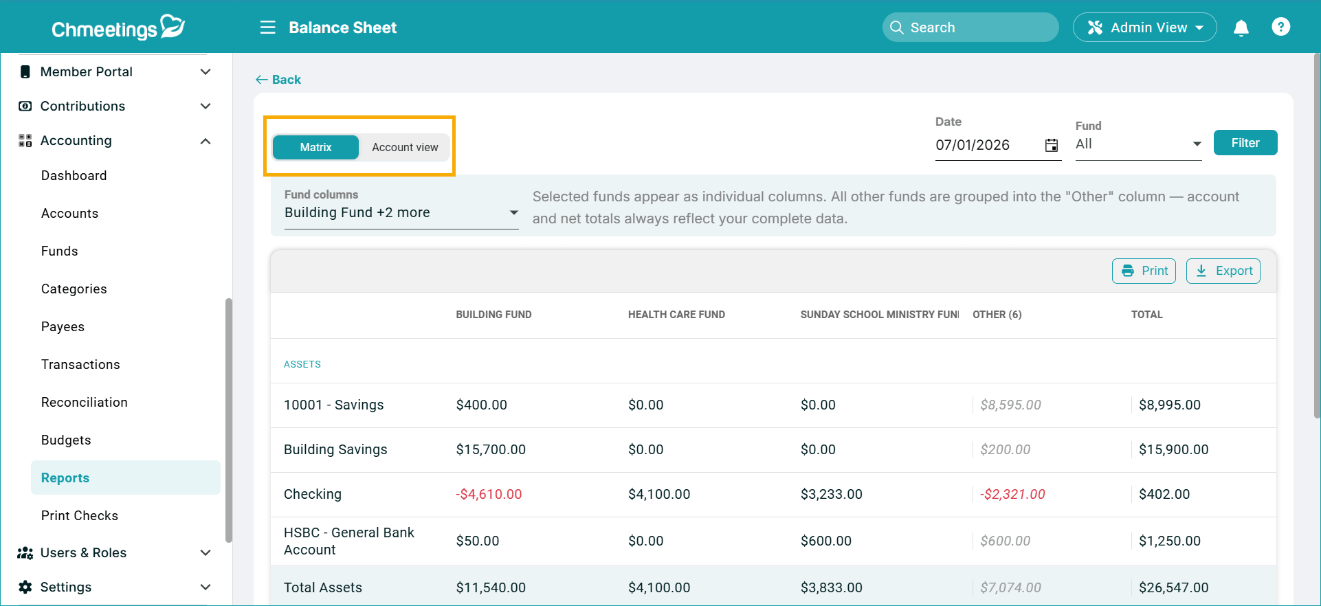 Release Notes 3 balance sheet -