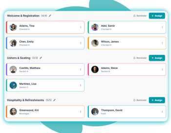 ChMeetings Service Planning- Volunteers & Roles