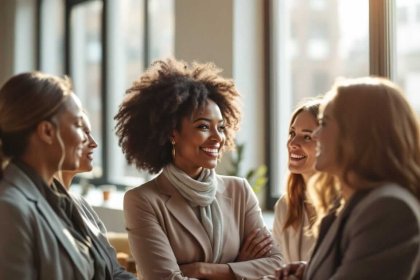 Women leadership shines in meetings.